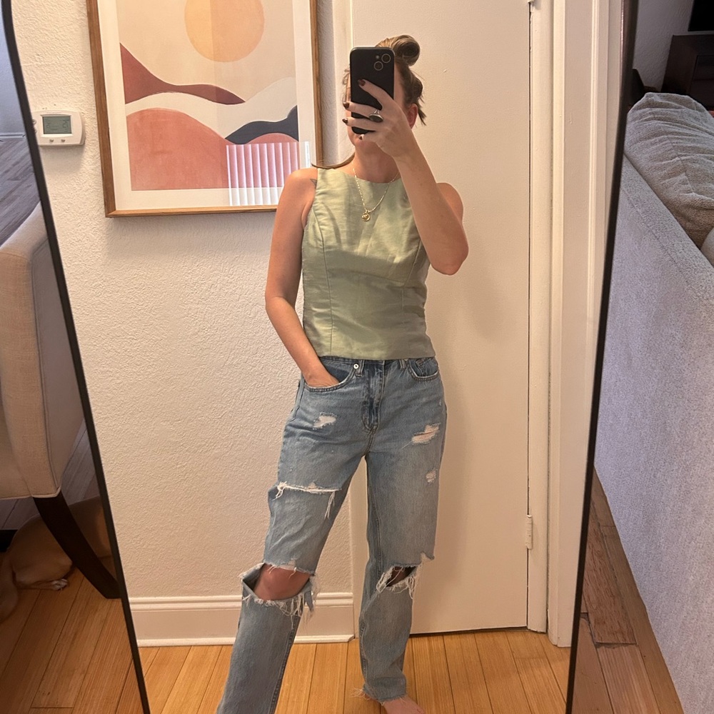 Dessy Collection Elegant Green Dress